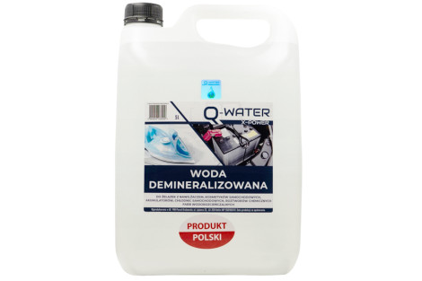 Woda demineralizowana Q-WATER X-POWER 5 l