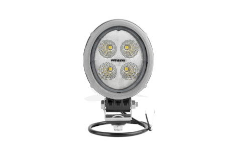 Lampa robocza LEDF 104x120-60° 2000lm 12/24V (Cz+)+przew.0.5m,