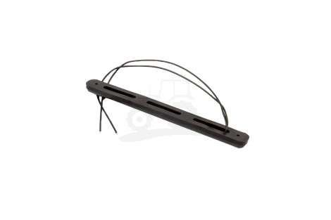Lampa obrysowa boczna W276 BLACK 12led 12-24V niska długa