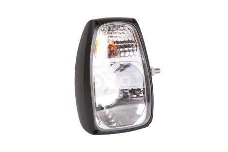Reflektor przedni lewy  h4 4f  l-225x150+obudowa z dolnym moco.