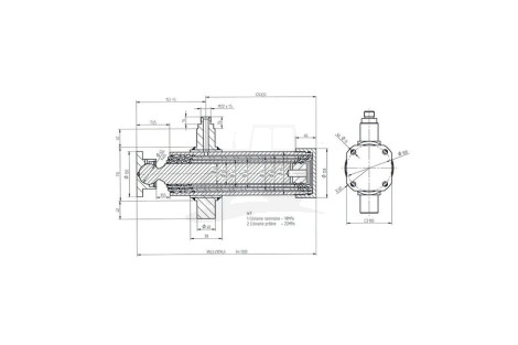 SIŁOWNIK HYDRAULICZNY TELESKOPOWY METAL-FACH SOKÓŁKA
