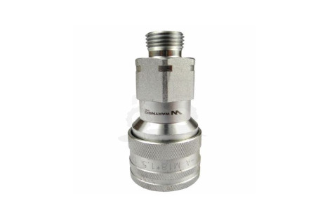 Szybkozłącze hydrauliczne gniazdo M18x1,5 gwint zewnętrzny EURO