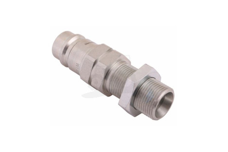 Szybkozłącze hydrauliczne wtyczka long z eliminatorem ciśnienia M22x1,5 gwint zewnętrzny EURO