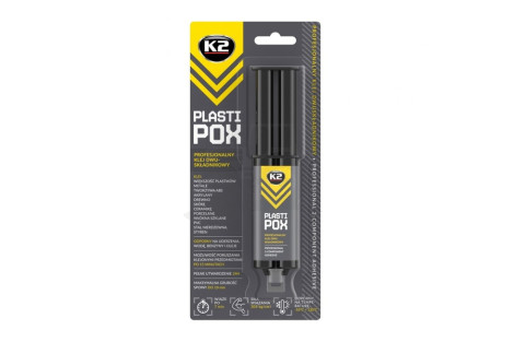 Klej do plastików dwuskładnikowy K2 PLASTIPOX 25G