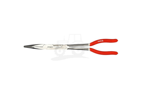 Szczypce wydłużone wygięte 45 340mm