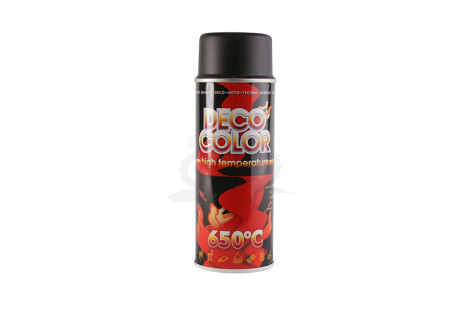 Farba żaroodporna czarny połysk wysoka temp 400ml