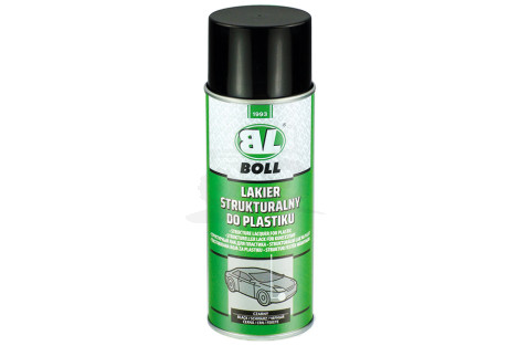 Lakier strukturalny do plastiku spray 400ml czarny BOLL 001400