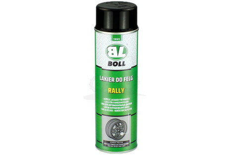 Lakier do felg czarny połysk spray 500ml BOLL 0010134