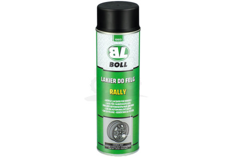 Lakier do felg czarny mat spray 500ml BOLL 0010135