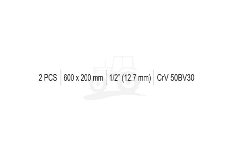 Pokrętło Typu L 1/2 60X200MM