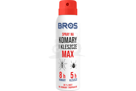 Spray na komary i kleszcze MAX 90ml - BROS