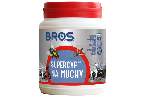 Środek na muchy Supercyp 6WP 200g - BROS