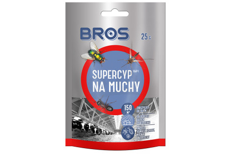 Środek na muchy Supercyp 6WP 25g - BROS