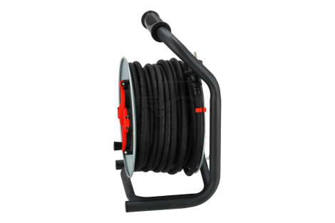 Przedłużacz bębnowy metalowy 3x2,5mm guma 30mb