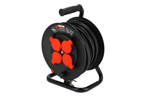 Przedłużacz bębnowy 3x1,5mm gumowy 30mb