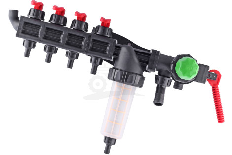 Rozdzielacz hydrauliczny 4-sekcyjny HD