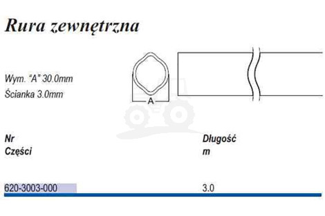 Rura, cytryna D30  T-3zew
