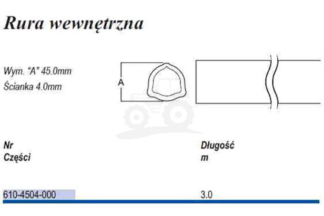 RURA TRÓJKATNA WEW AB5-3metry