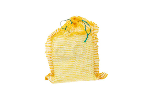 Worek raszlowy żółty - jasny 15kg, 40x65 cm  Mocny op.100szt