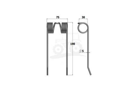 Palec CLAAS kli0312