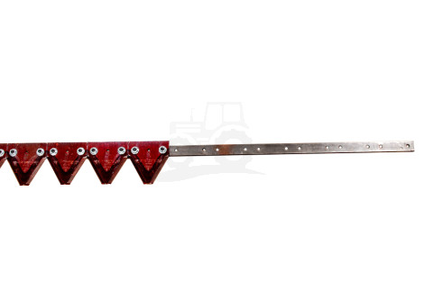 Listwa nożowa  Claas 6,60m  88+1/2 nożyk (nitowany) RASSPE NOŻYK 611203 bez główki