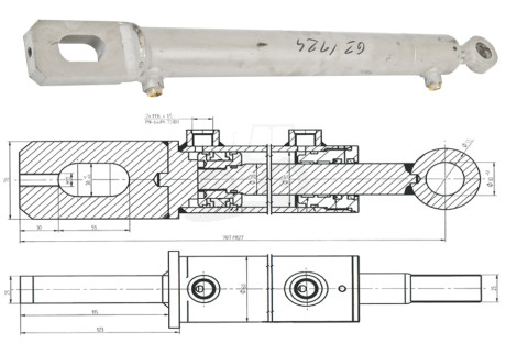 Cylinder hydrauliczny CJ-S121-9-50/28/420