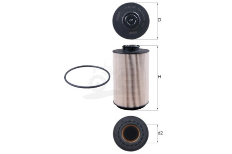 Filtr paliwa Mahle | Knecht Filters KX230d