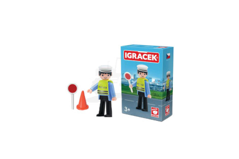 Igracek policjant drogowy i akcesoria