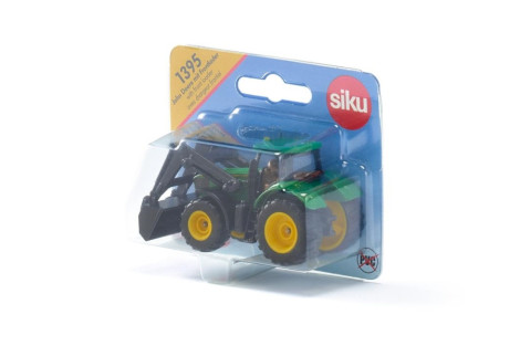 Traktor John Deere z przednią ładowarką