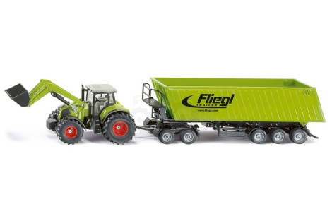 Traktor z ładowarką i wywrotką Dolly Siku S1949