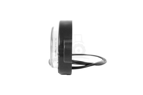 Lampa obrysowa przednia, jednofunkcyjna, 12V-24V + przewody 22cm LgY-S 0,75mm2, diody