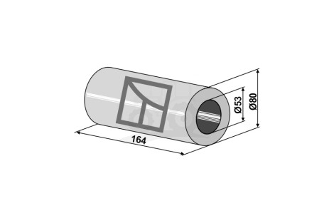 TULEJA DYSTANSOWA 80X164 IND