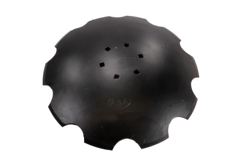 Talerz uzębiony 510X4, 6-otw. Fi13, fi piasty 122mm, Z10 bez wpustu na piastę