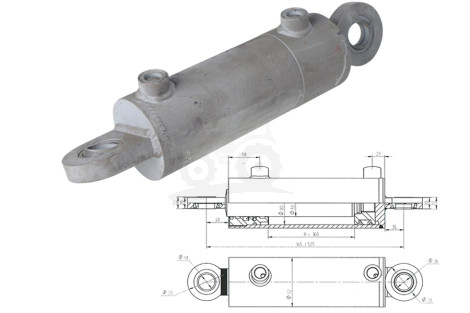Cylinder 80/50/155