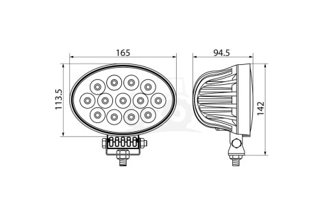 Lampa robocza LED HC-CARGO 172046