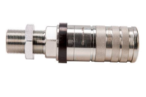 Szybkozłącze hydrauliczne zrywalne seria WIA3CV (3CFPV) gniazdo long M26x1,5 18L  gwint zewnętrzny LONG  EURO PUSH-PULL (ISO 7241-A)