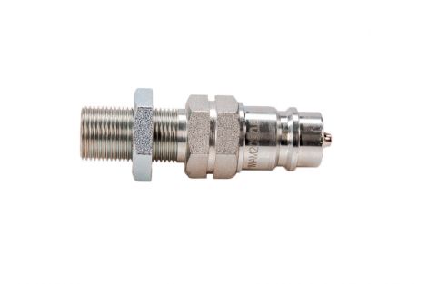 Szybkozłącze hydrauliczne wtyczka long z eliminatorem ciśnienia M20x1,5 gwint zewnętrzny EURO (ISO 7241-A)