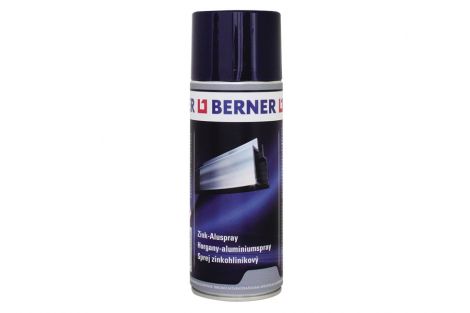 Spray aluminiowo-cynkowy srebno-szary 400ml Berner 409121