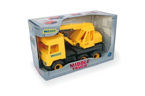 Middle Truck dźwig żółty w kartonie
