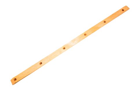 Listwa podajnika drewniana  Długość: 1235 mm