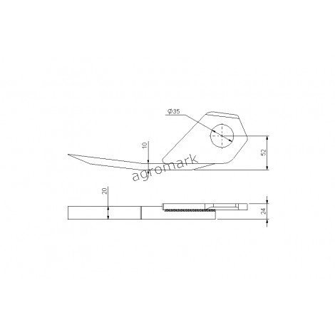 Prowadnica Rolmus 5270/07-600