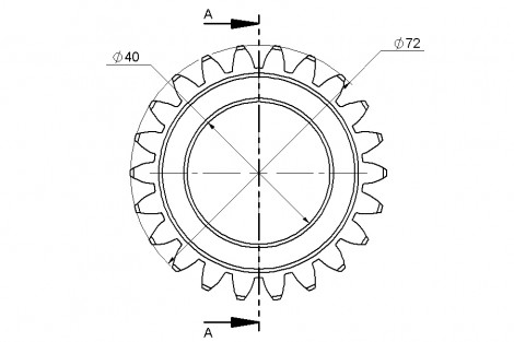 Koło zębate Rolmus 5270/13-162