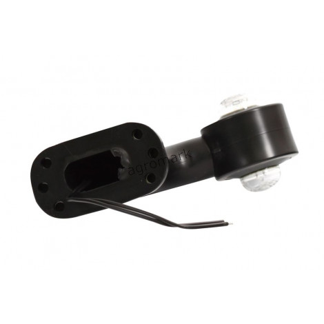 Lampa zespolona obrysowa przednio-tylna lewa, 12V-24V + przewody 18cm LgY-S 0,75mm2, diody