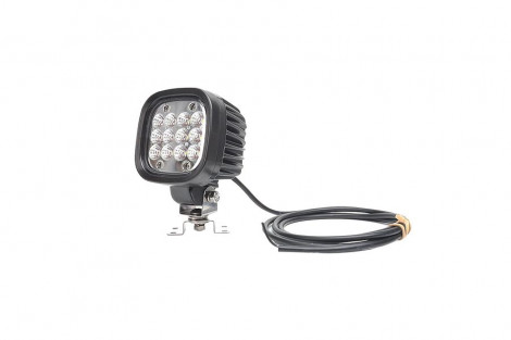 Lampa robocza LED (światło rozproszone), jednofunkcyjna, 12V-24V + przewody 250cm YLY-S 2x1,5mm2, diody