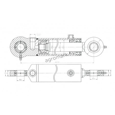 Cylinder wspomagania CJ2D-P-32/305W