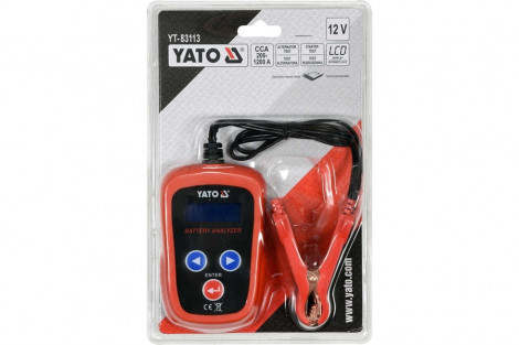 Tester Akumulatorów 12V LED YATO