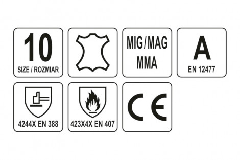 Rękawice Spawalnicze Ocieplane 10