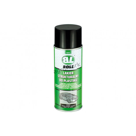 Lakier strukturalny do plastiku spray 400ml czarny BOLL 001400