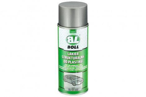 Lakier strukturalny do plastiku spray 400ml szary BOLL 0014001