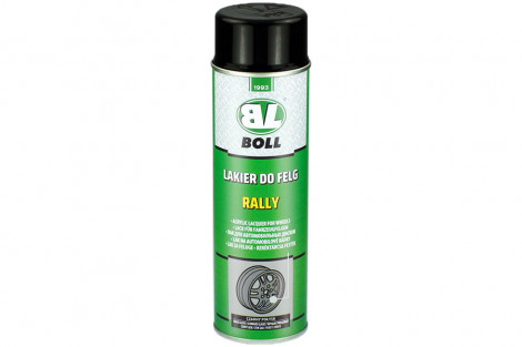 Lakier do felg czarny połysk spray 500ml BOLL 0010134